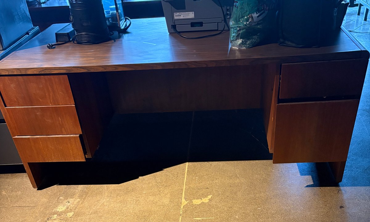 Bar145- Wood Desk