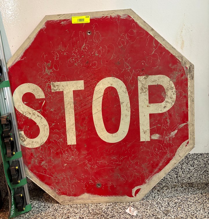 Bar145- Metal Stop Sign