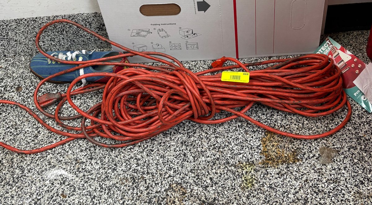 Bar145- Orange Extension Cord