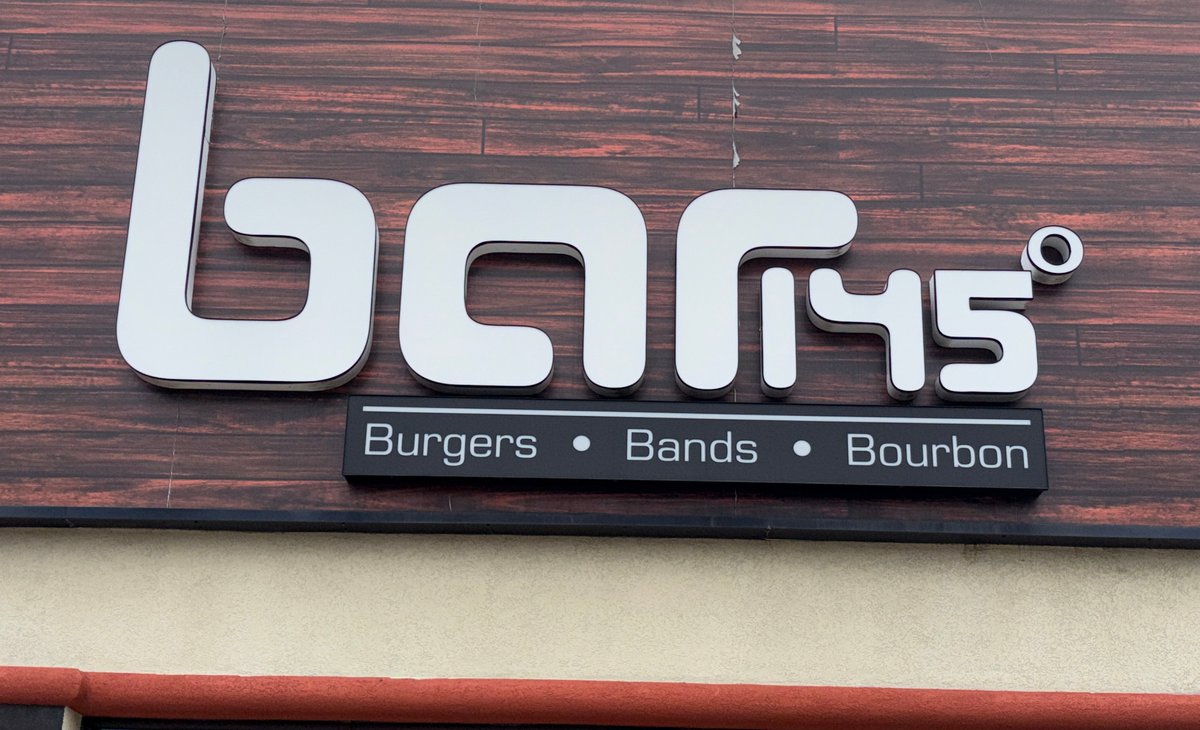 Bar145- Bar 145 Storefront Sign