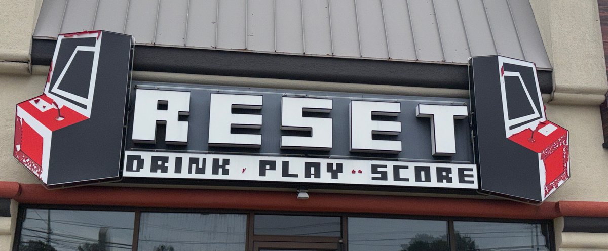 Bar145- Reset Storefront Sign