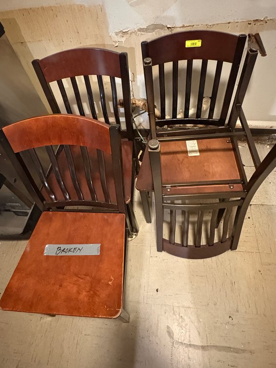 EL- (4) Wood Chairs