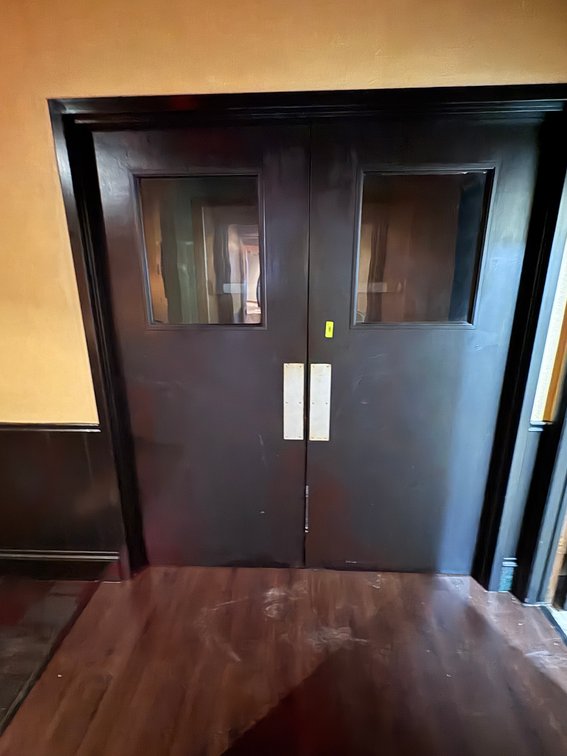 EL- Hallow Wood Swinging Doors