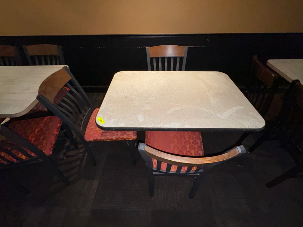 EL- Wood Table With (3) Chairs