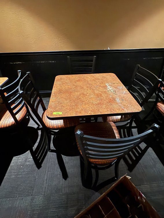 EL- Wood Table With (4) Chairs