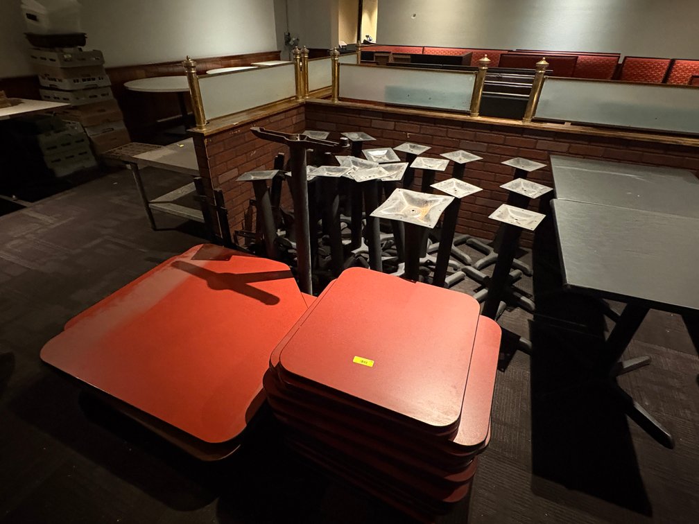EL- Assorted Table Bases & Table Tops