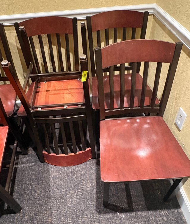 EL- (4) Wood Chairs