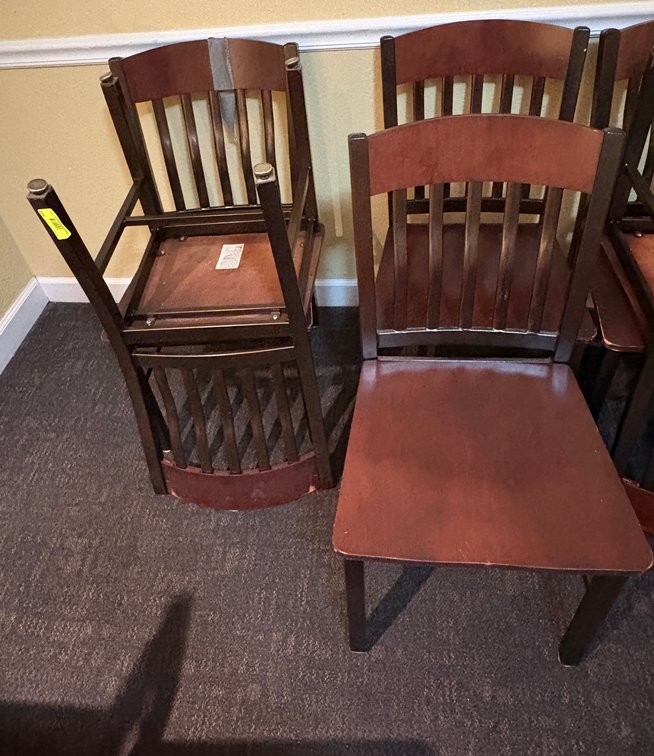 EL- (4) Wood Chairs