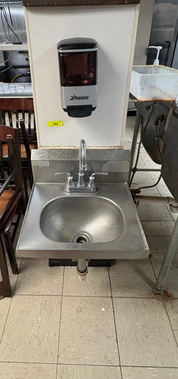 EL- Small Stainless Steel Sink & Dispenser