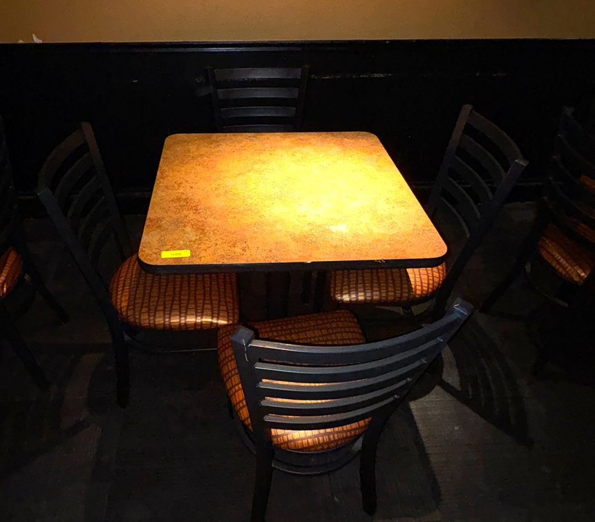 EL- Wood Table With (4) Chairs