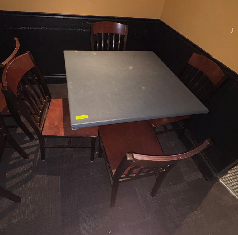 EL- Wood Table With (4) Chairs
