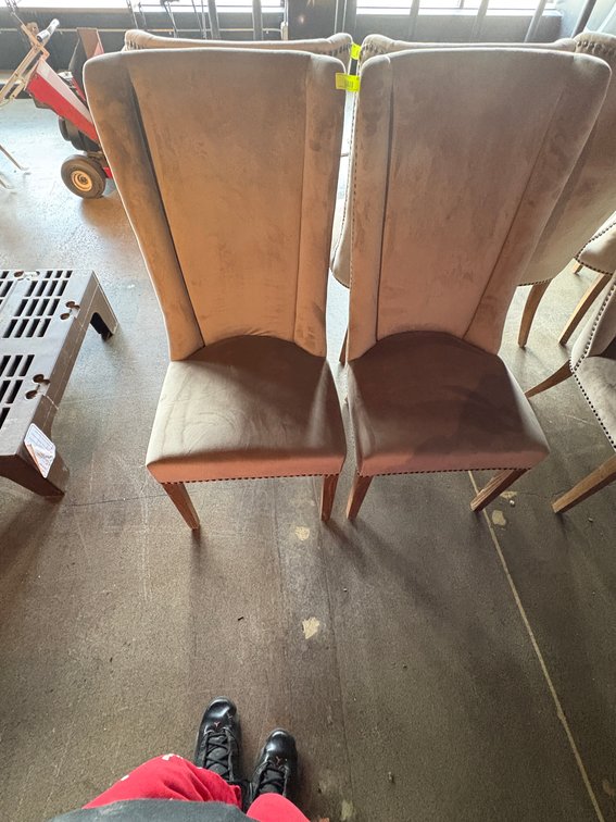 Bar145- (2) High-Back Dining Chairs