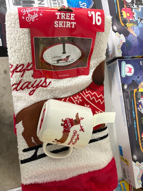 Dachshund Tree Skirt and Mug
