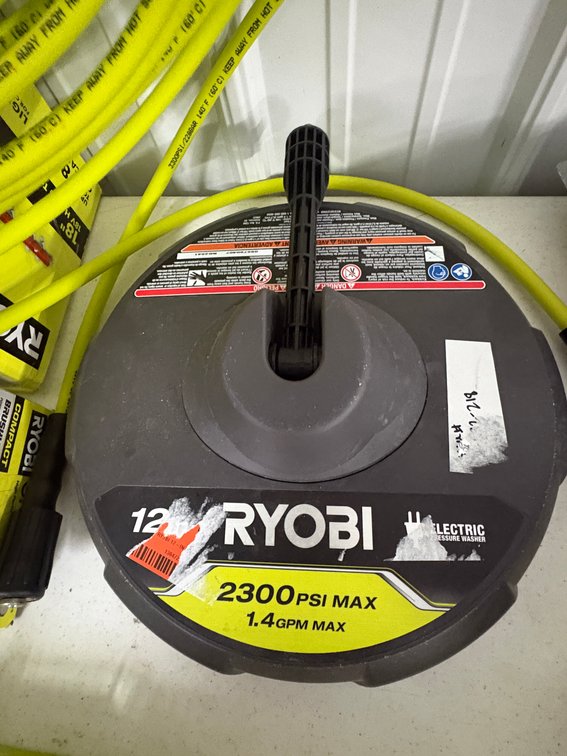 Ryobi 12" Surface Cleaner and Hose
