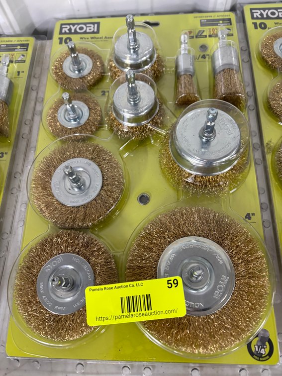 Ryobi 10 Pc. Wire Wheel Set