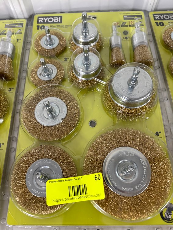 Ryobi 10 Pc. Wire Wheel Set