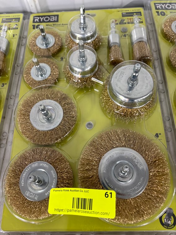 Ryobi 10 Pc. Wire Wheel Set