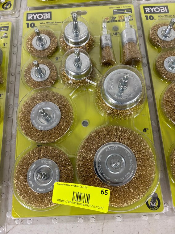 Ryobi 10 Pc. Wire Wheel Set