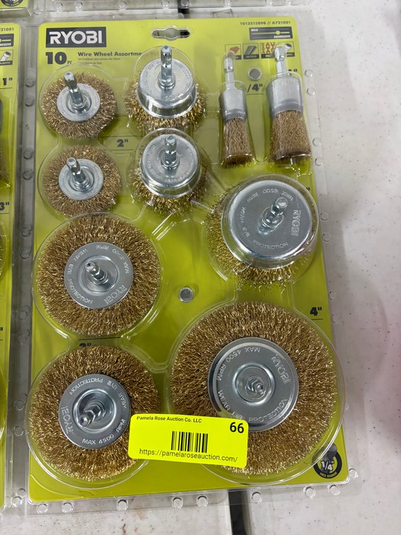 Ryobi 10 Pc. Wire Wheel Set