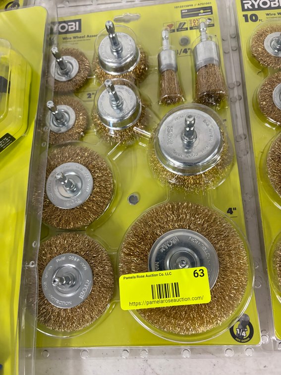 Ryobi 10 Pc. Wire Wheel Set