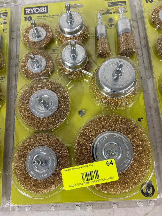 Ryobi 10 Pc. Wire Wheel Set