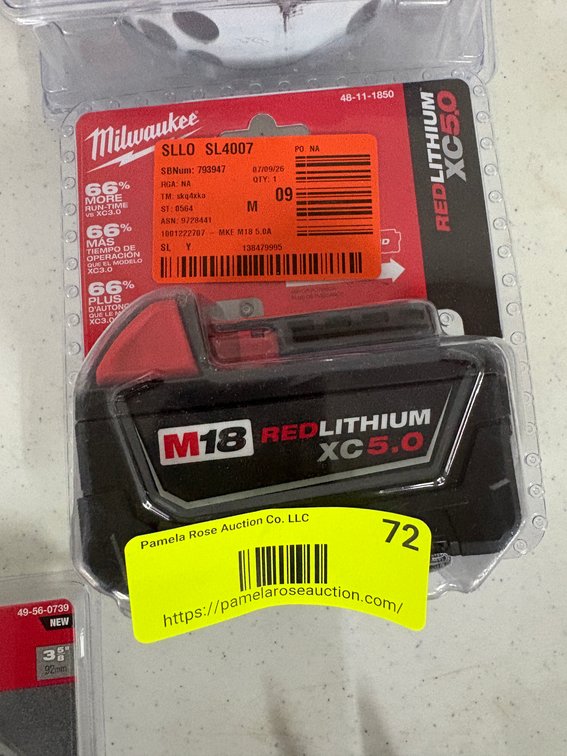 Milwaukee M18 REDLITHIUM Battery