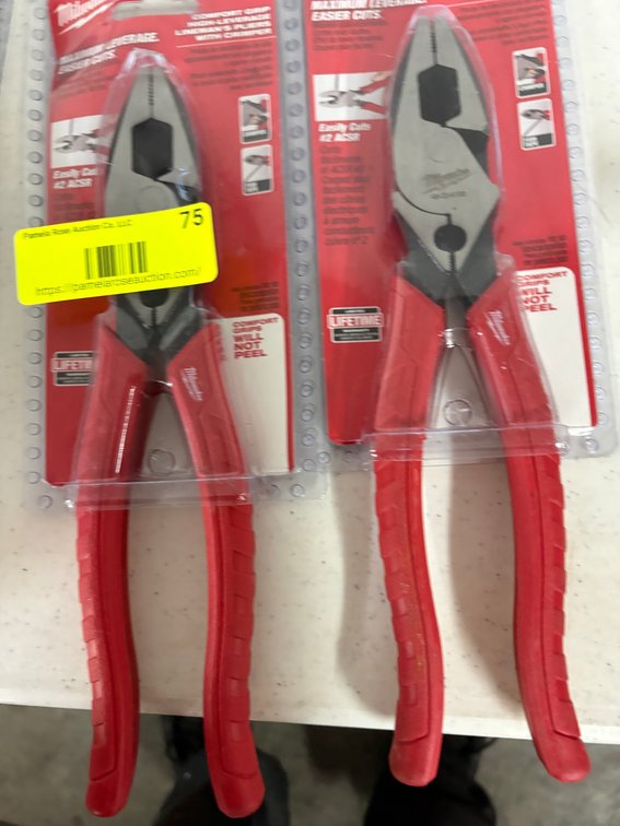 (2) Milwaukee Lineman's Pliers