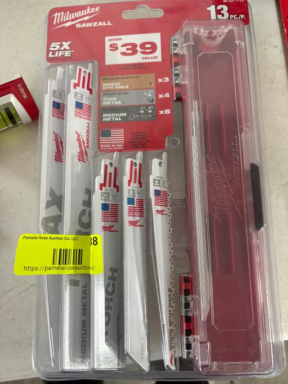 Milwaukee 13-Piece Sawzall Blade Set