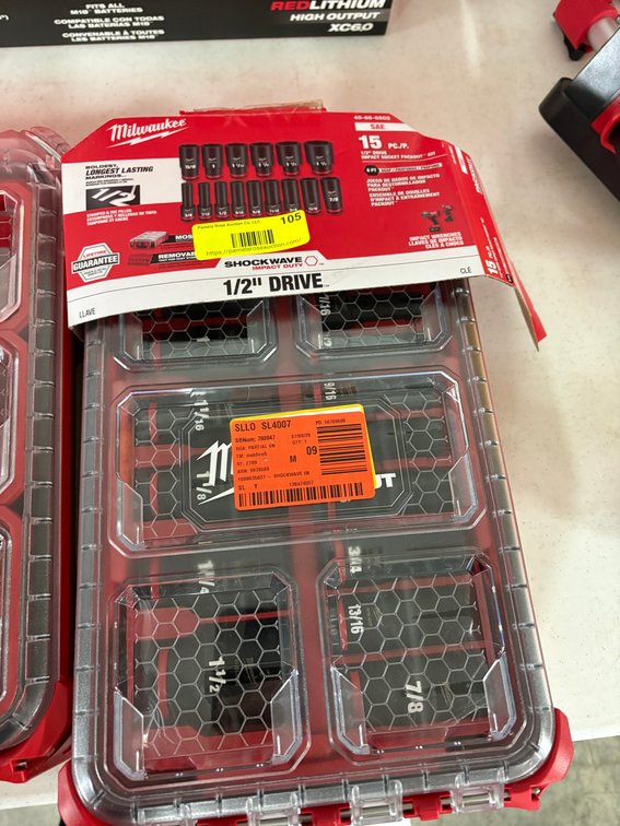 Milwaukee Impact Socket Packout Set