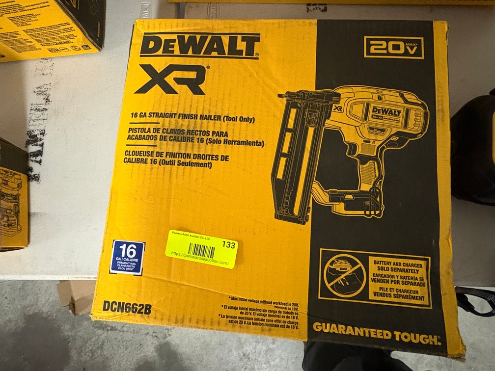 DeWalt 16 GA Straight Finish Nailer
