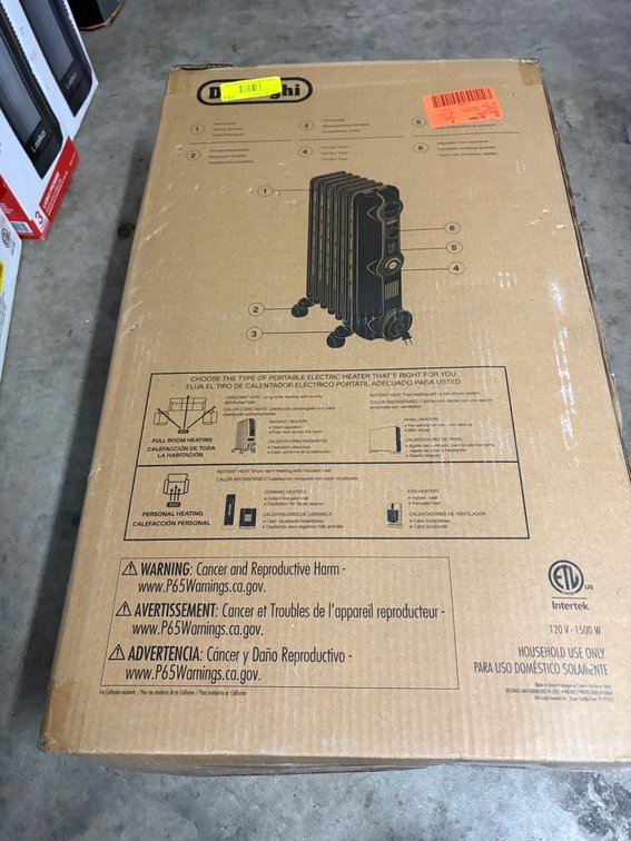 De'Longhi Portable Electric Heater