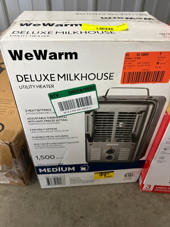 WeWarm Milkhouse Utility Heater