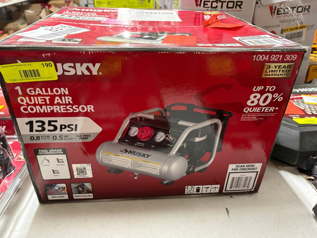 Husky 1 Gallon Quiet Air Compressor