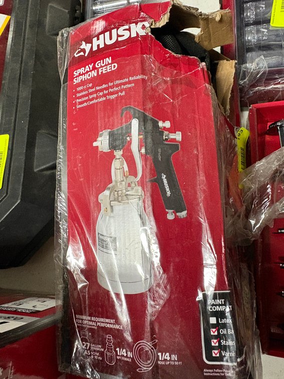 Husky Siphon Feed Spray Gun