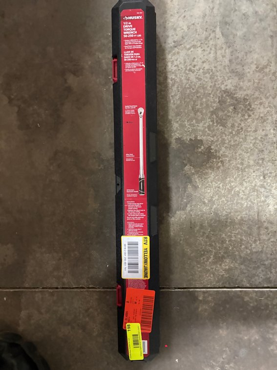 Husky 1/2 In Drive Torque Wrench