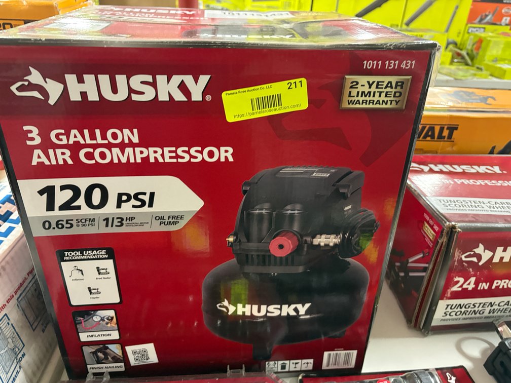Husky 3 Gallon Air Compressor