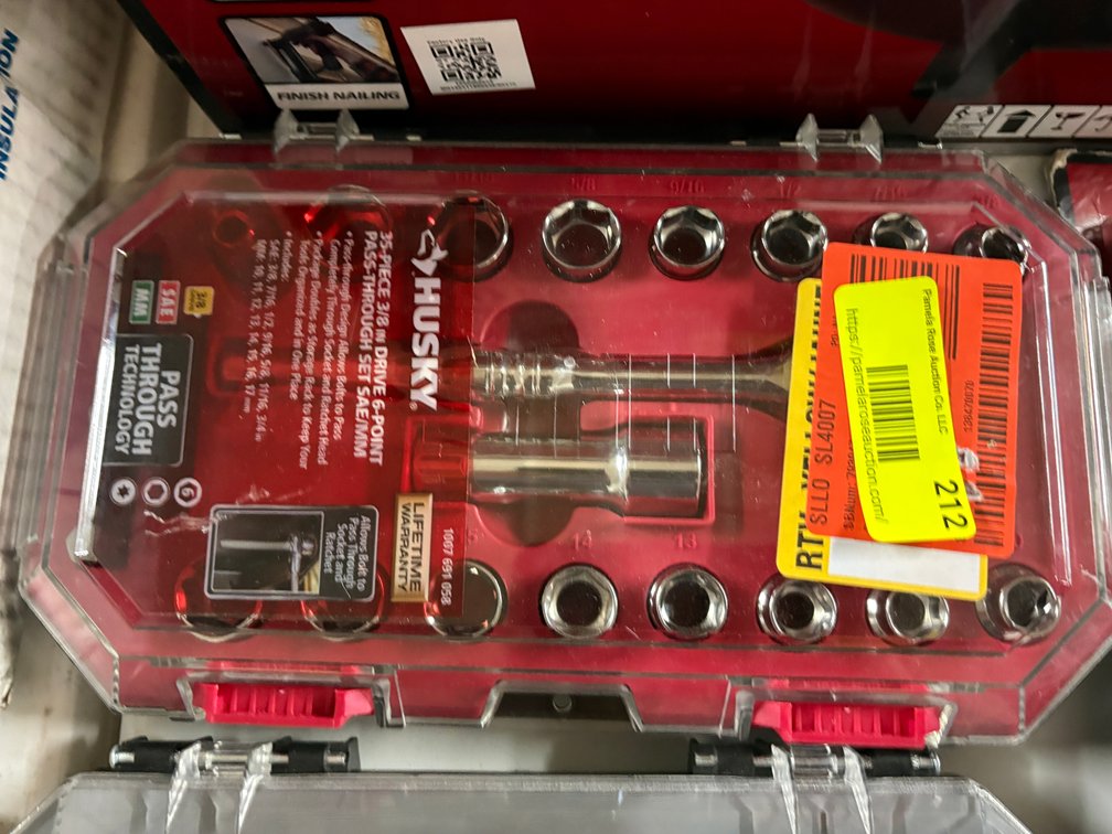 Husky 35-Piece Pass-Through Socket Set