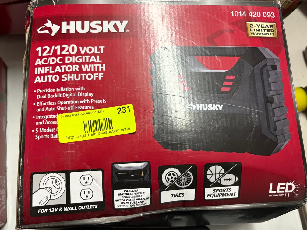 Husky 12/120 Volt Digital Inflator
