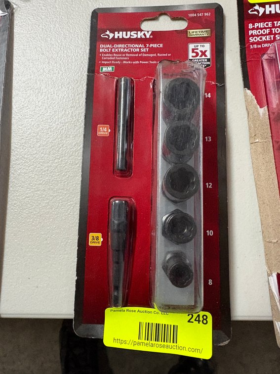 Husky 7-Piece Bolt Extractor Set