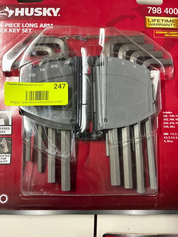 Husky Long Arm Hex Key Set