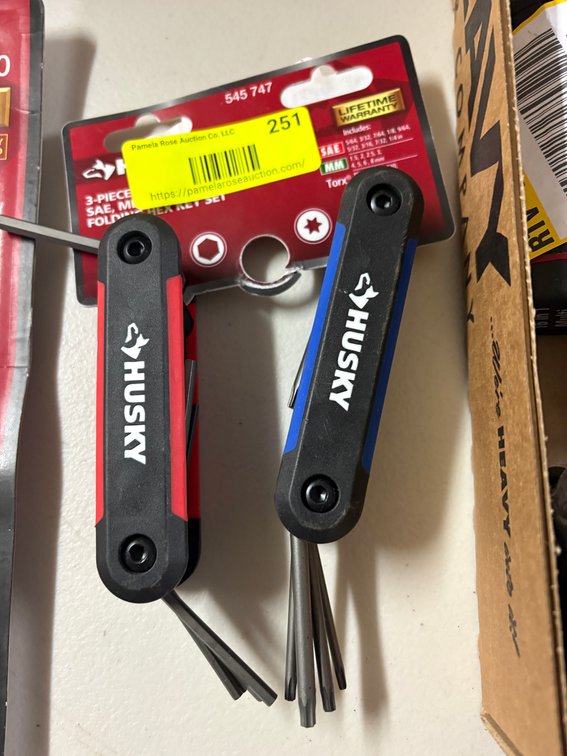 (2) Husky Folding Hex Key Sets
