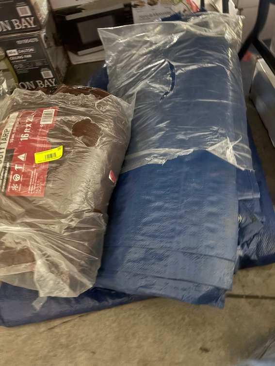 (2) Polyethylene Tarps