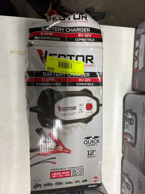 Vector 2A Battery Charger & Maintainer