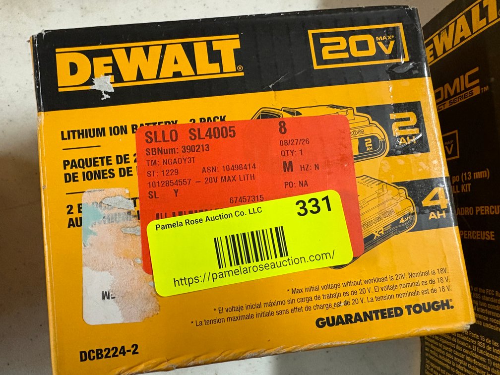 DeWalt 20V MAX Battery 2-Pack