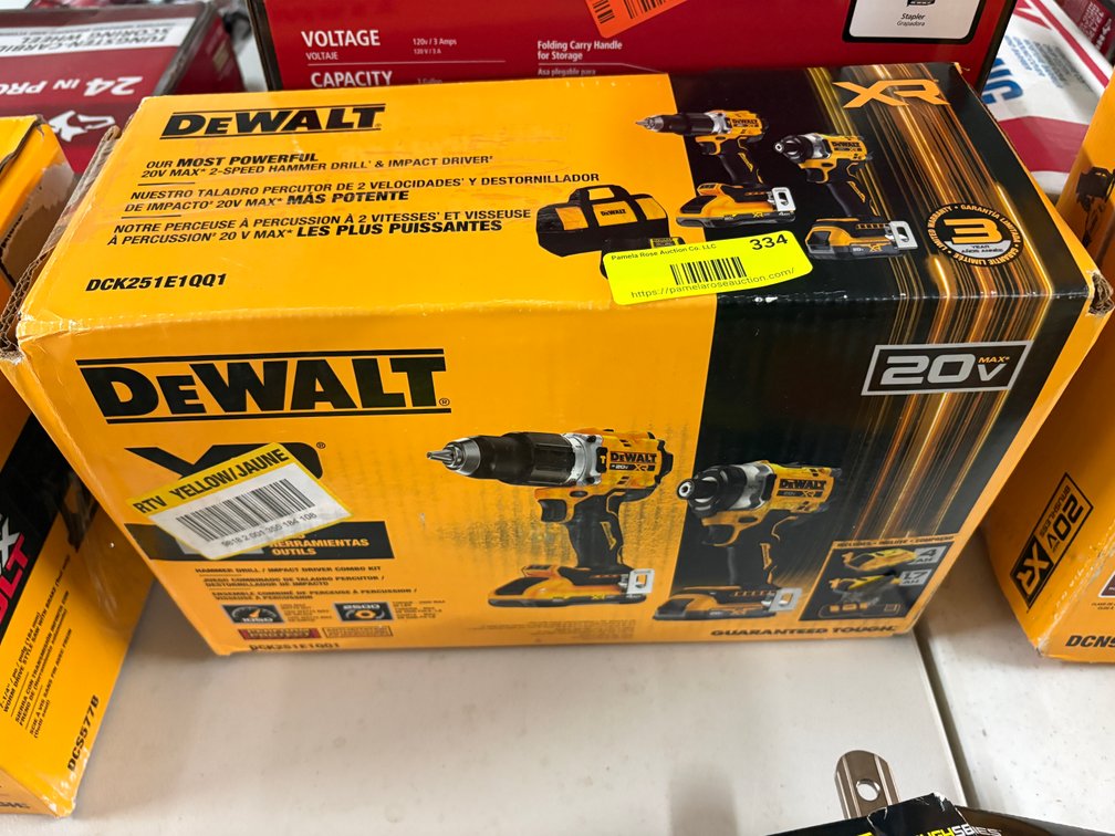 DeWalt Drill & Impact Driver Combo Kit