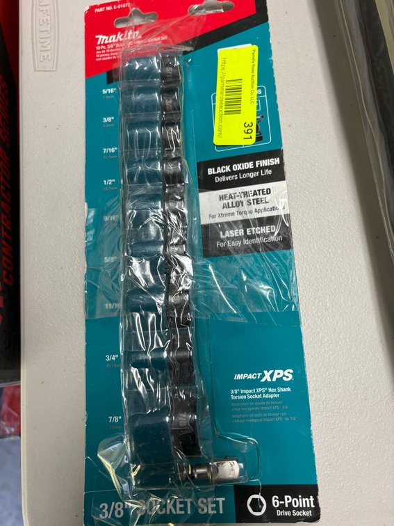 Makita 10 Pc Impact Socket Set