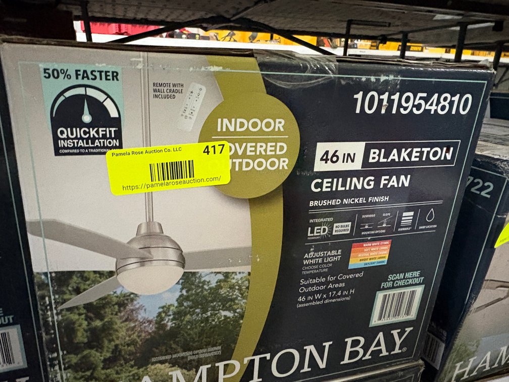 Hampton Bay Blaketon Ceiling Fan