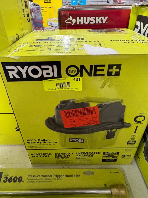Ryobi 18V 1 Gallon Wet/Dry Vacuum