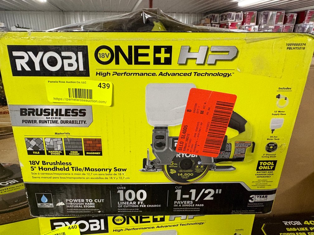 Ryobi 5" Handheld Tile/Masonry Saw