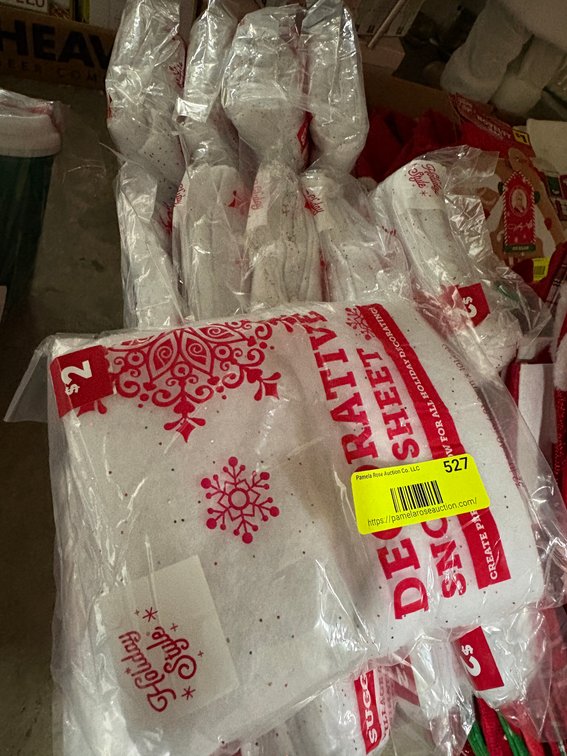 Holiday Style Decorative Snow Sheets